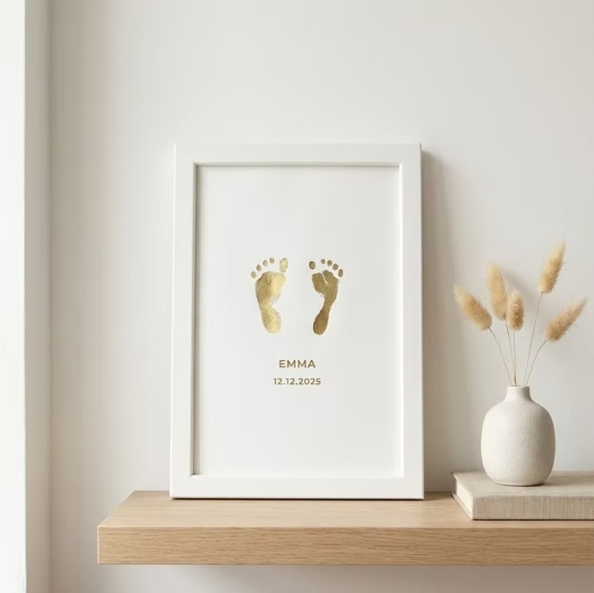 Baby Footprint Frame