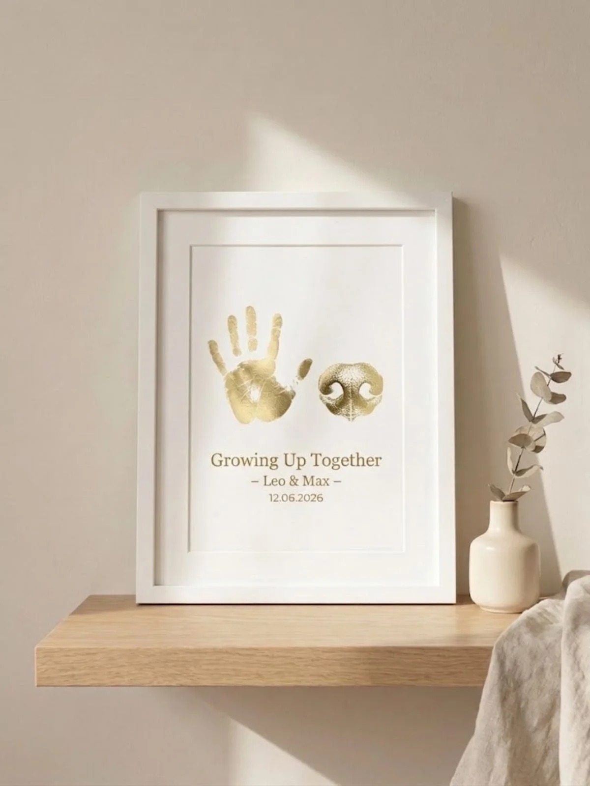 Baby + Pet Foil Print Artwork
